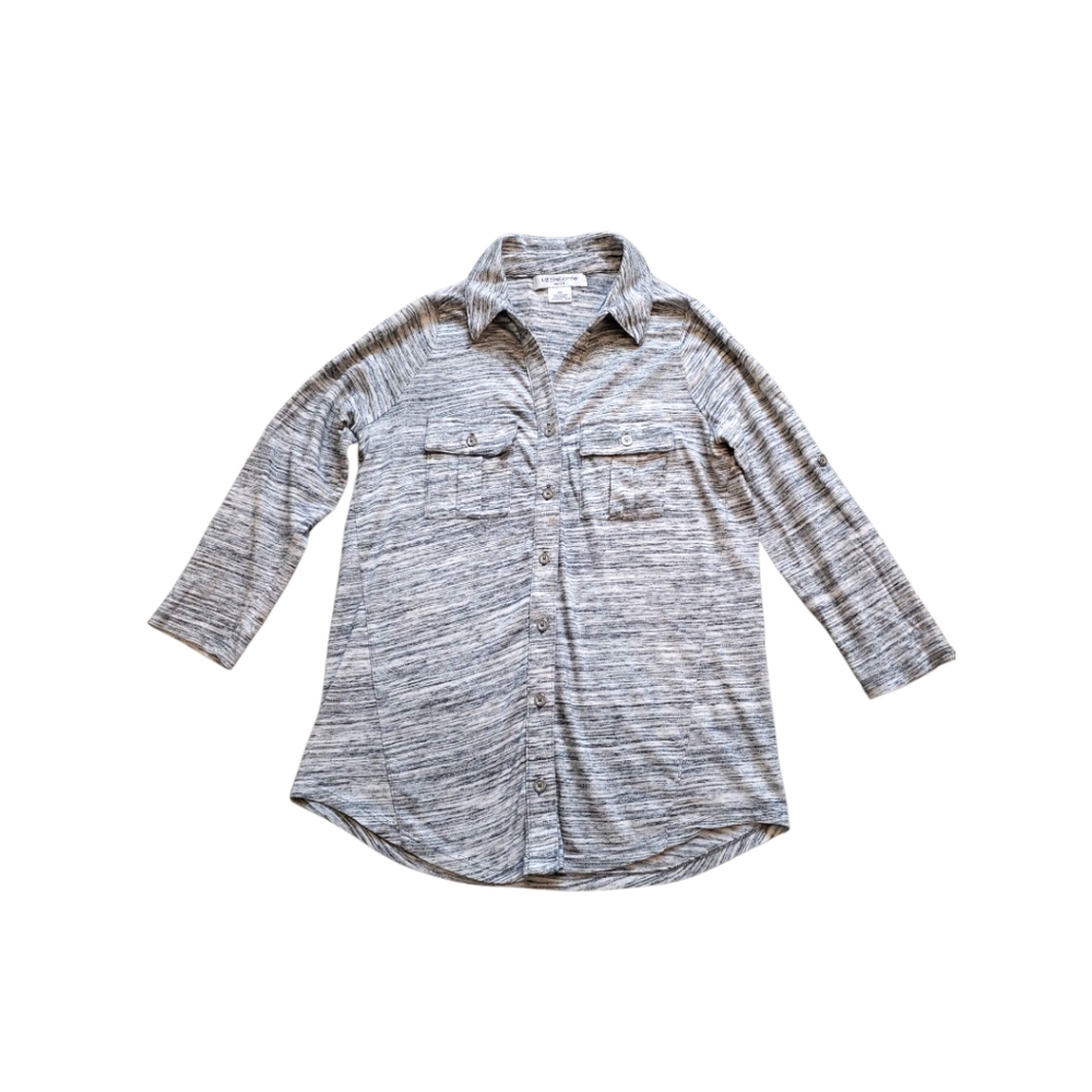 Liz Claiborne Lightweight Button Up Blouse Size Small Petite